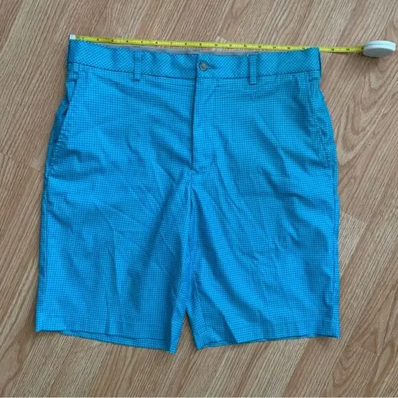 Walter Hagen Perfect 11 Performance Golf Shorts Size 34 Blue Preppy Athletic - Picture 3 of 12